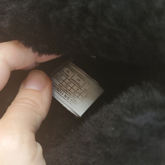 Ugg Gita Twinkle Bow Mini Women Ankle fur booties shoes sz 6 - Picture 12 of 12